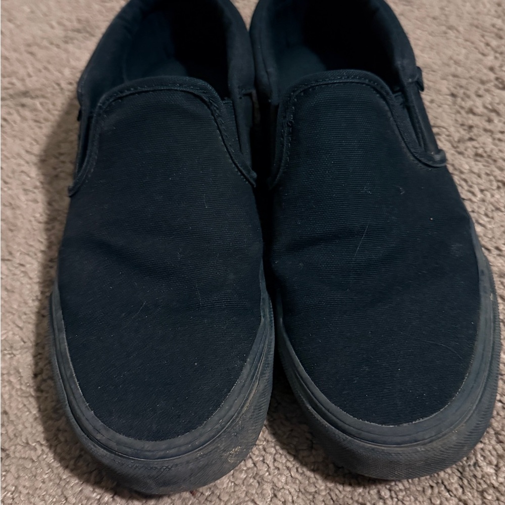 Black Slip-On Vans
